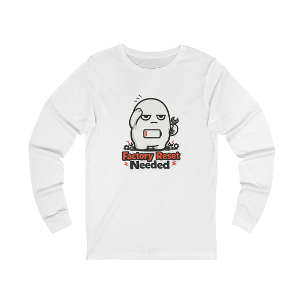 Checked Out Long Sleeve Funny Work Shirt — Burnout Tee