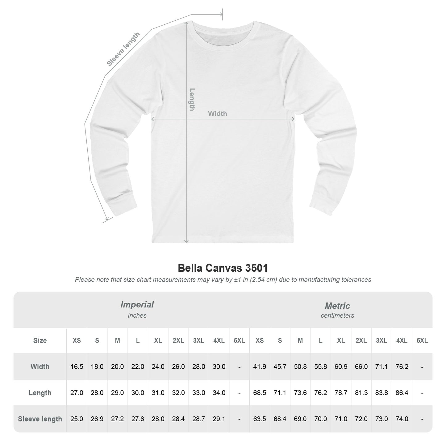 1% — Long Sleeve Tee