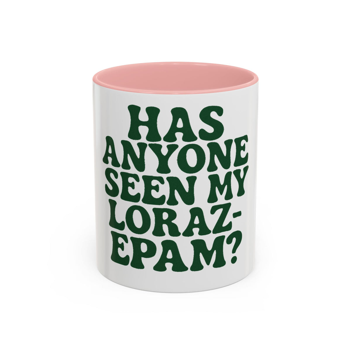 Broken Coffee Accent Mug — Funny Burnout Culture Kitchen Gift