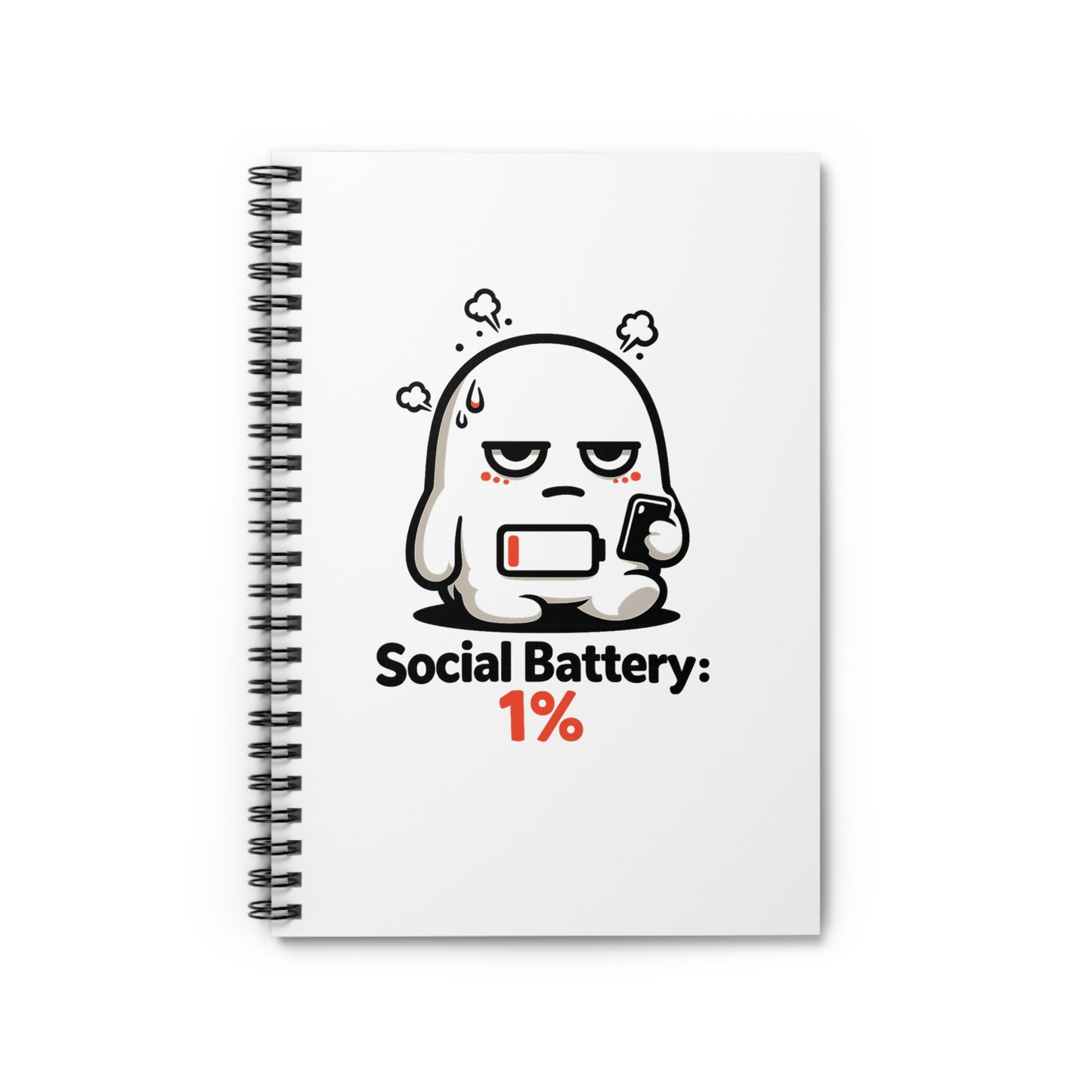 1% — Spiral Notebook