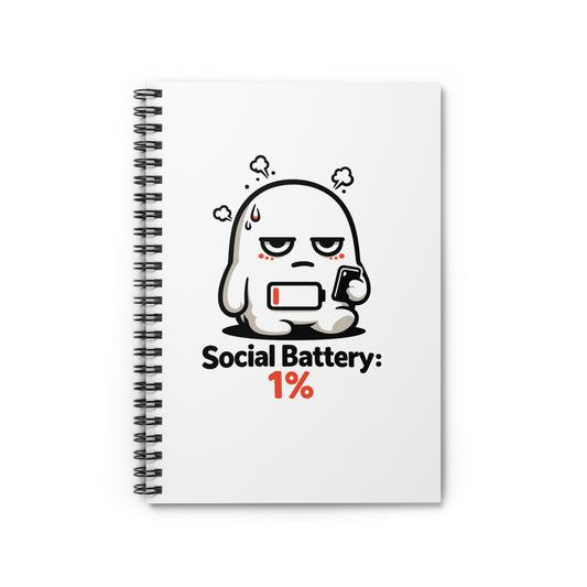 1% — Spiral Notebook