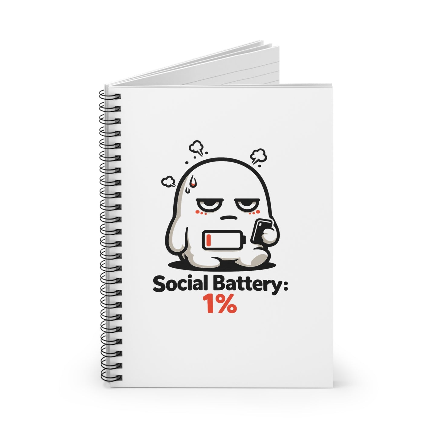 1% — Spiral Notebook