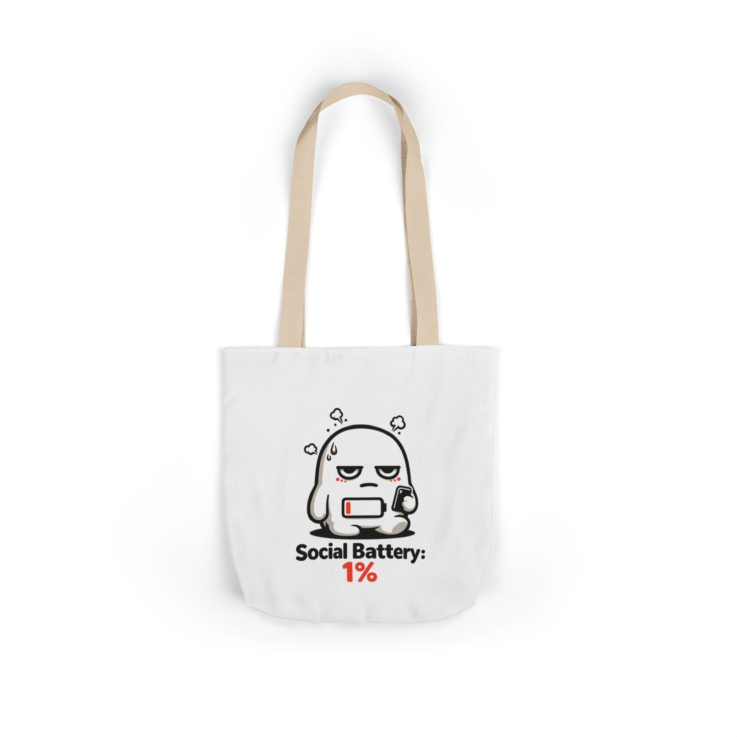 1% — Canvas Tote Bag