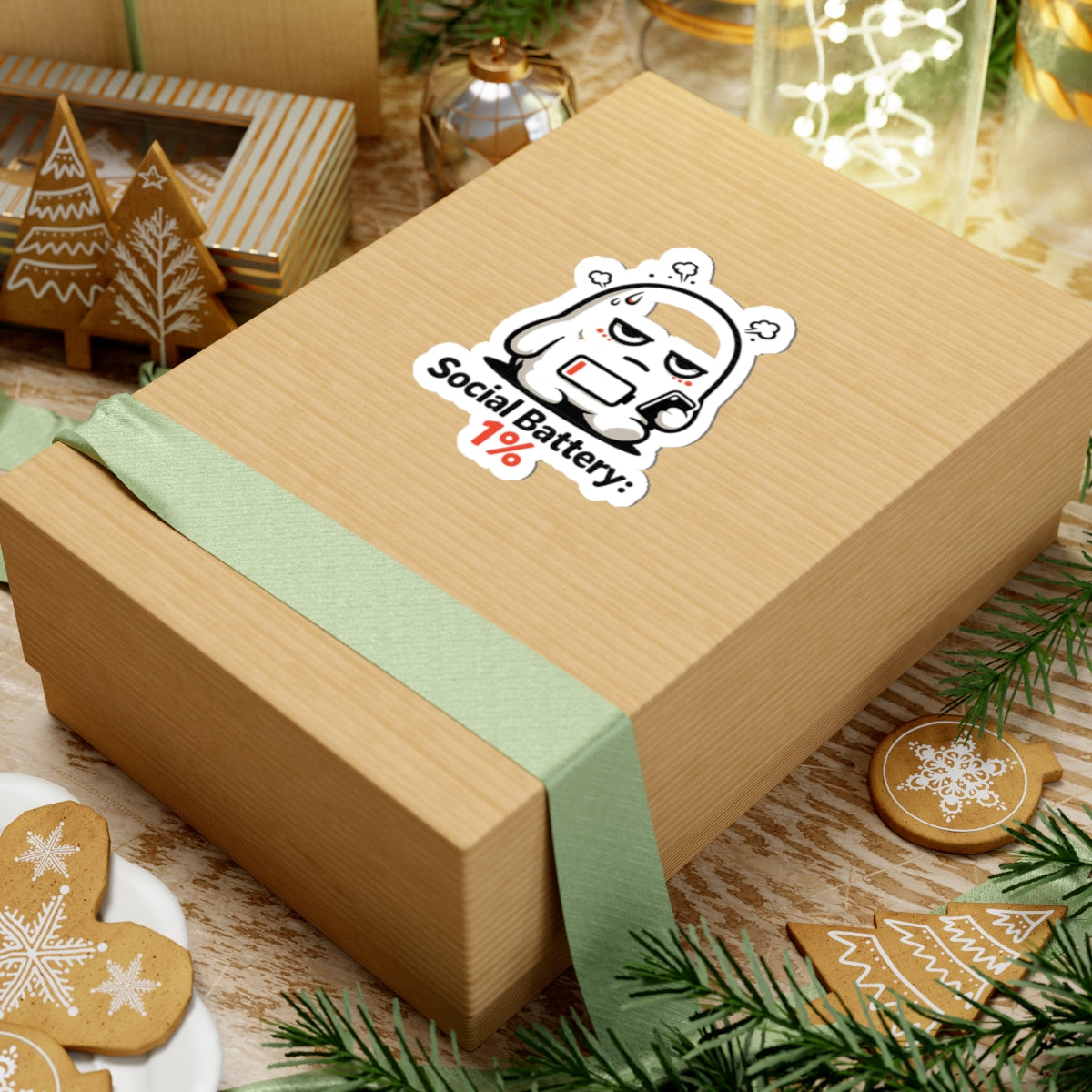 1% — Kiss-Cut Sticker