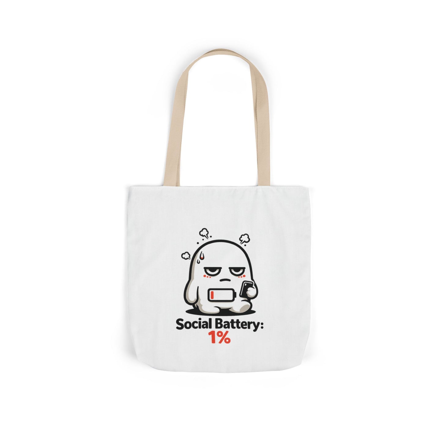 1% — Canvas Tote Bag